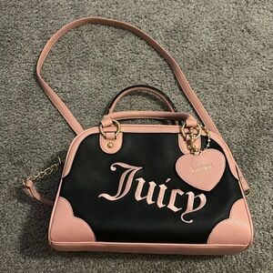 Juicy Couture Liquorice Urban-Heritage Bag in Pink and Black